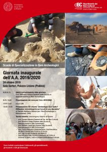 Locandina scuola di specializzazione in Beni Archeologici